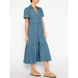 Brochu Walker Havana Midi Dress Blue